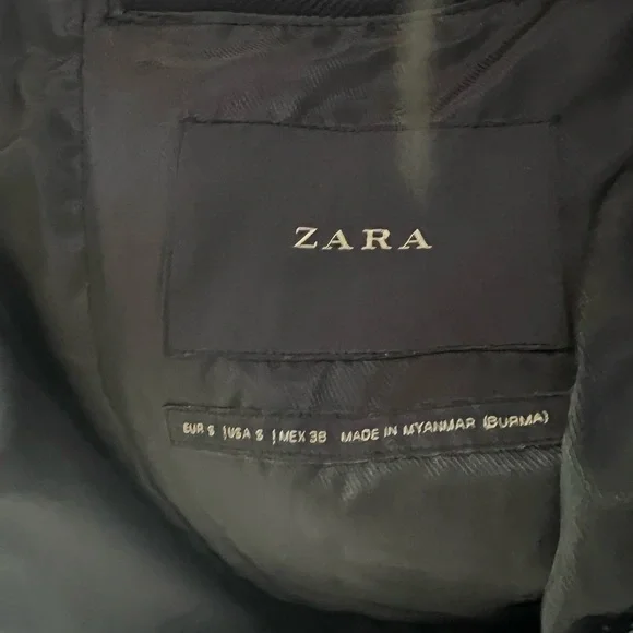 Zara Black Men's Jacket - Picture 4 of 4